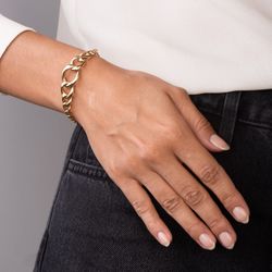 pulseira de ouro pu06747p